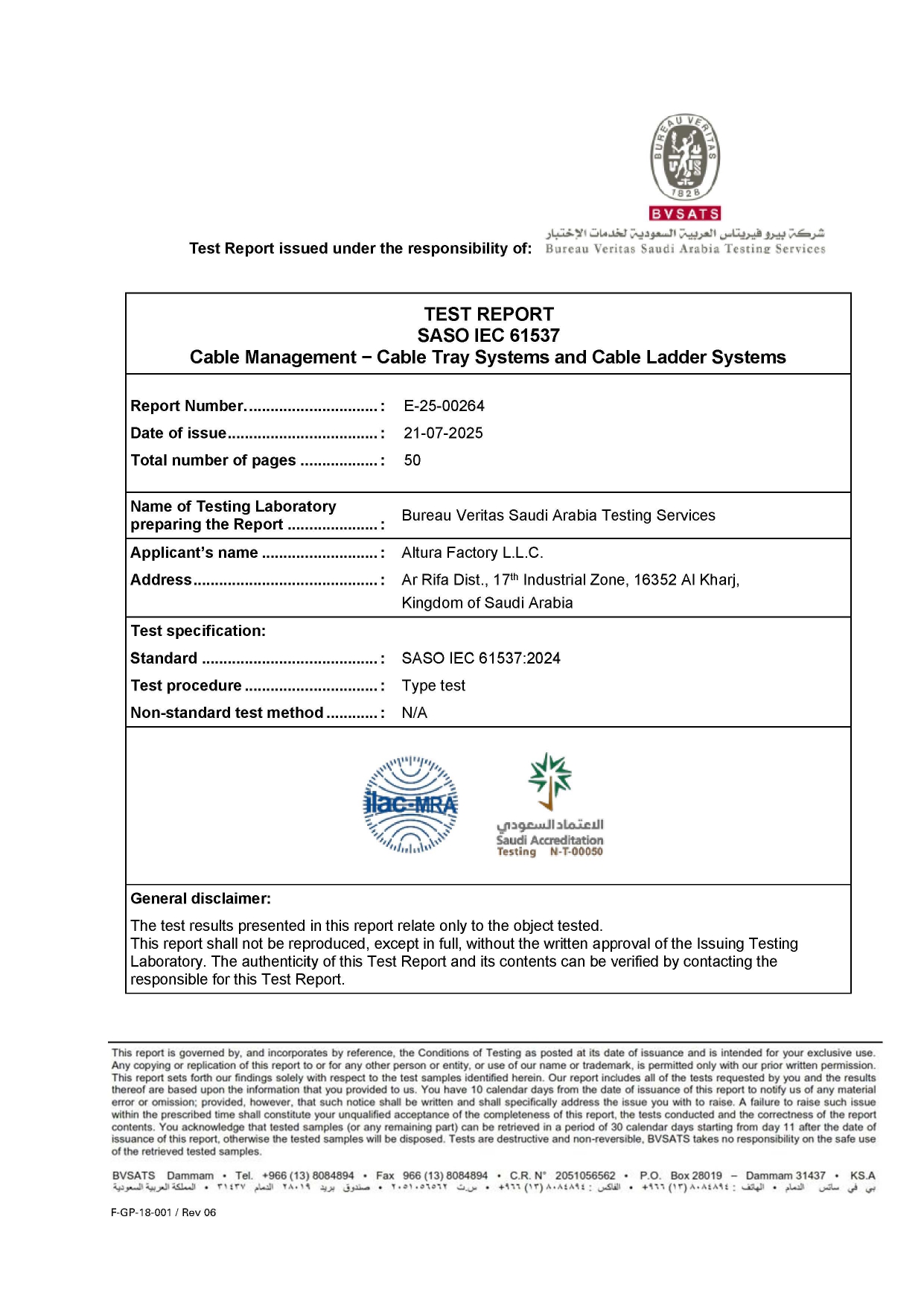 Test Report KSA 0002